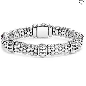 Lagos Fluted beaded caviar bracelet